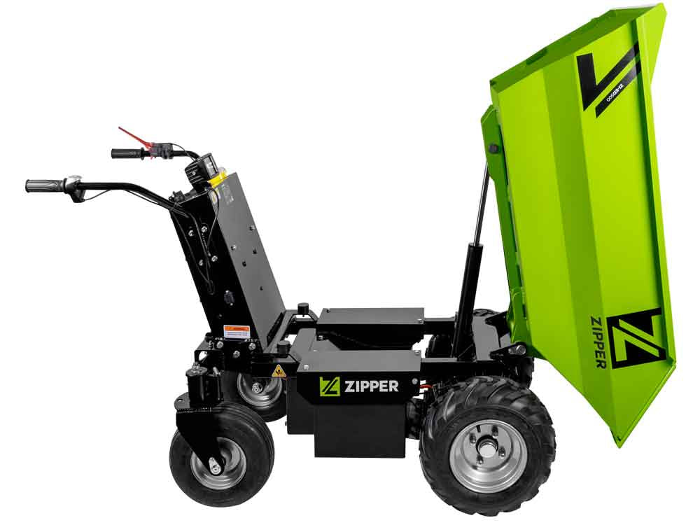 Zipper ZI-ED500 - Motocarriola a 4 ruote a batteria 500 kg 1000W