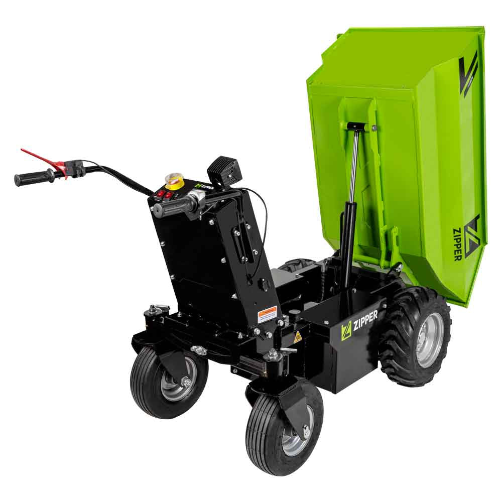 Zipper ZI-ED500 - Motocarriola a 4 ruote a batteria 500 kg 1000W