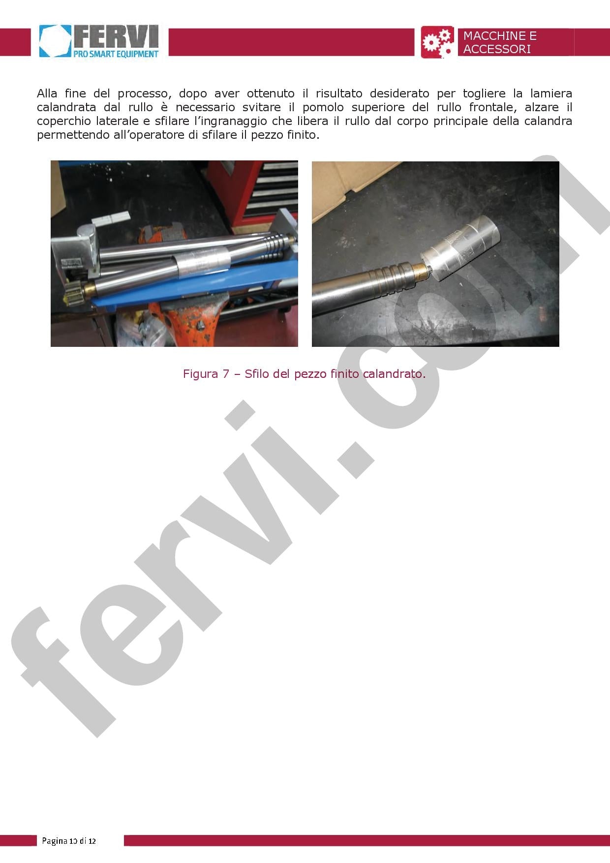 Fervi 0235 - Mini calandra curvatura lamiere rotolatrice 300mm 