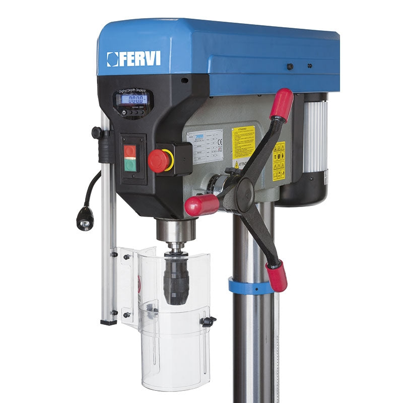 Fervi 0252/400V - Trapano a colonna con trasmissione a cinghia - 400 v 