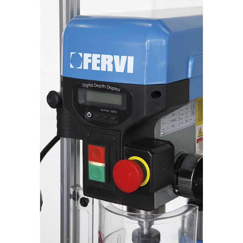 Fervi 0260 - Trapano da banco con trasmissione a cinghia