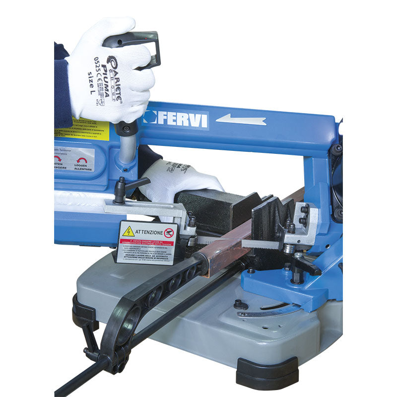 Fervi 0362 - Segatrice a nastro con motore INVERTER