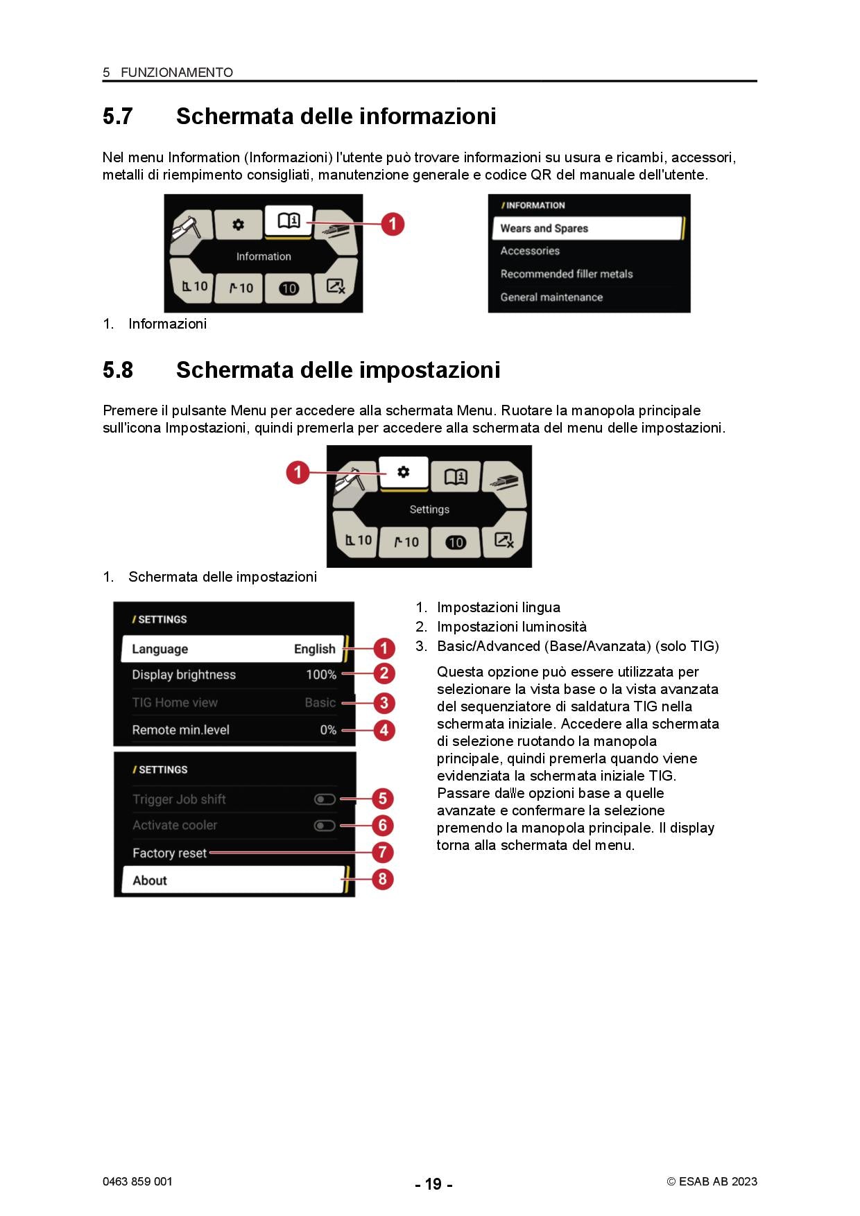 Esab 0447750890 Renegade ET 210iP Advanced MMA / TIG 230V