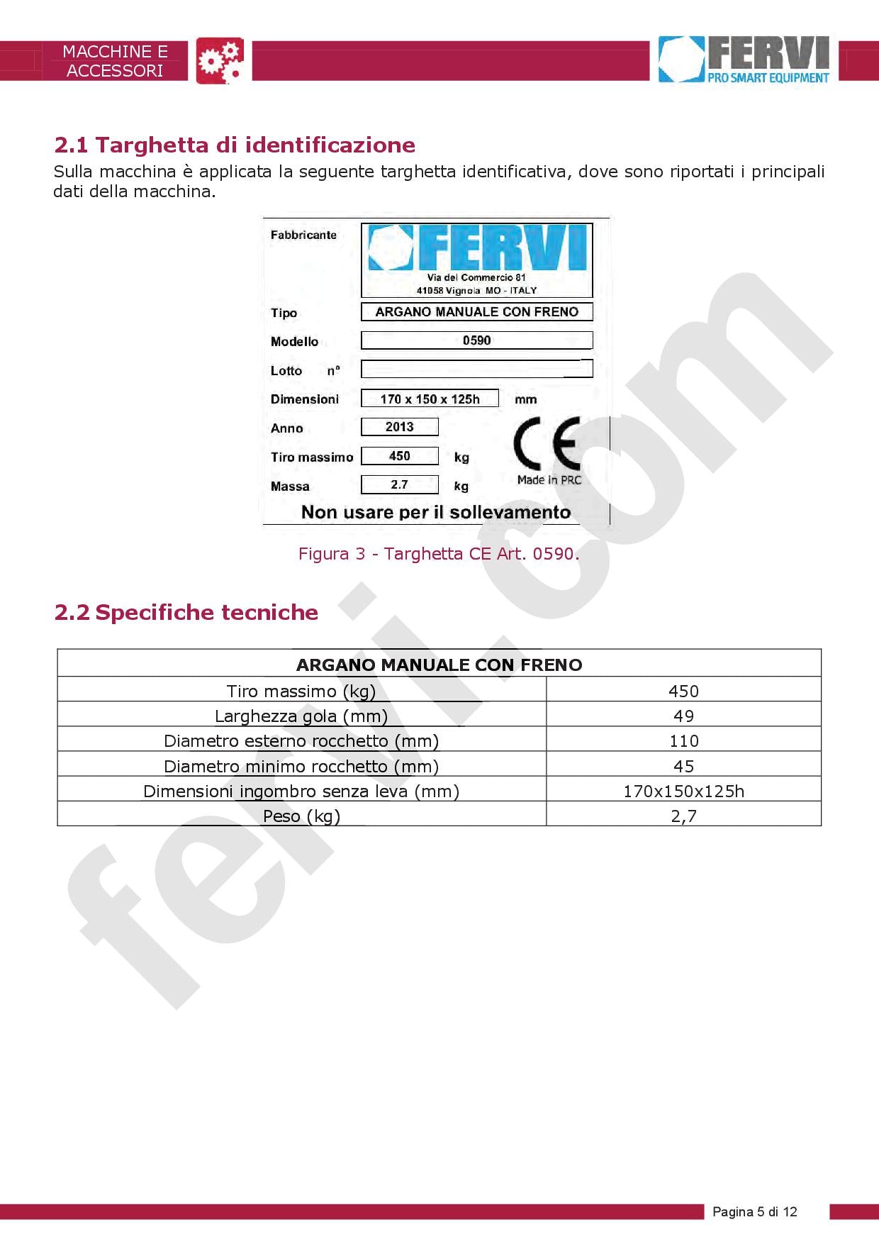 Fervi 0590