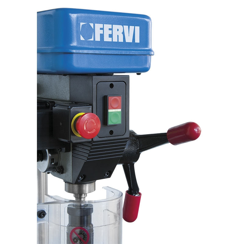 Fervi 0750 - Trapano da banco con trasmissione a cinghia