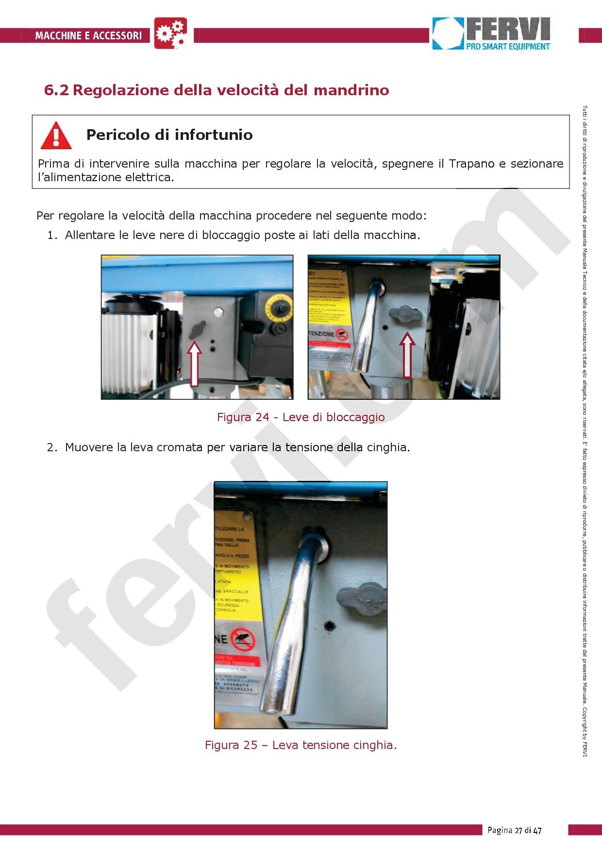 Fervi 0750 - Trapano da banco con trasmissione a cinghia