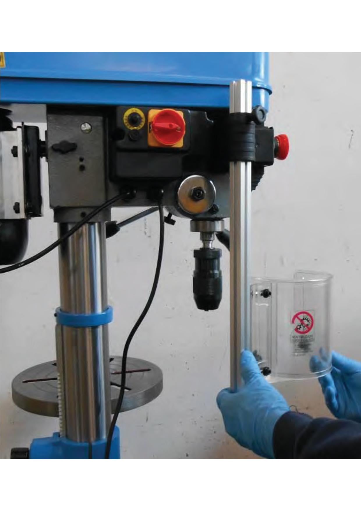 Fervi 0752 Trapano a colonna con trasmissione a cinghia