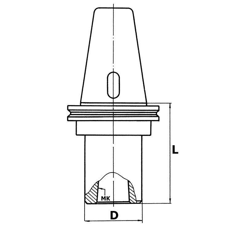 Fervi 1/2D50 - Mandrino porta punte
