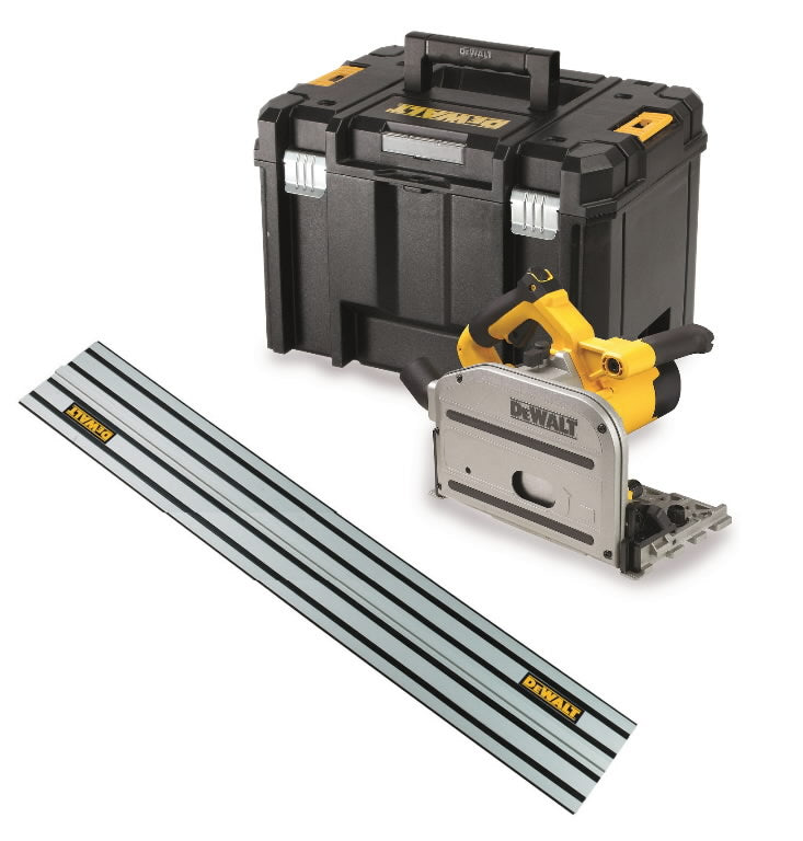 Dewalt DWS520KTR-QS - Sega da offandamento per legno con binario guida - 690W