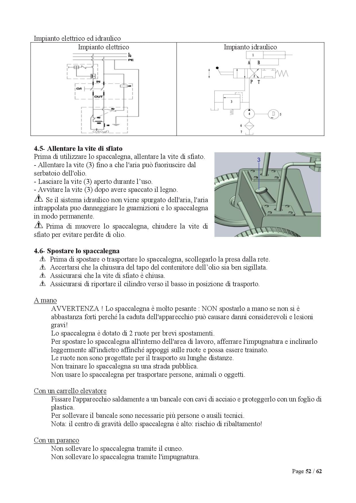 Ribiland PREHLS8T/VN - Spaccalegna elettrico verticale 8 tonnellate 3000 W