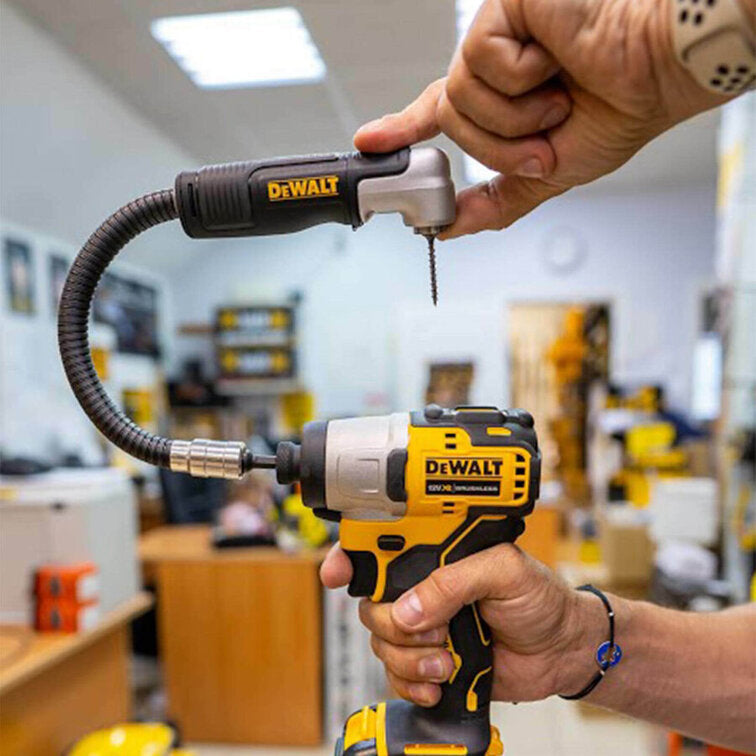 Dewalt DT20501-QZ - Portainserti ad angolo con impugnatura e albero flessibile - attacco esagonale da 1/4"Dewalt DT20501-QZ - Portainserti ad angolo con impugnatura e albero flessibile - attacco esagonale da 1/4"