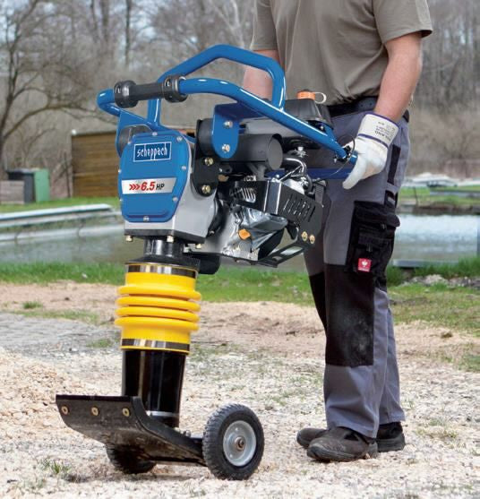 Scheppach VS10000 - Vibrocostipatore a piastra vibrante verticale