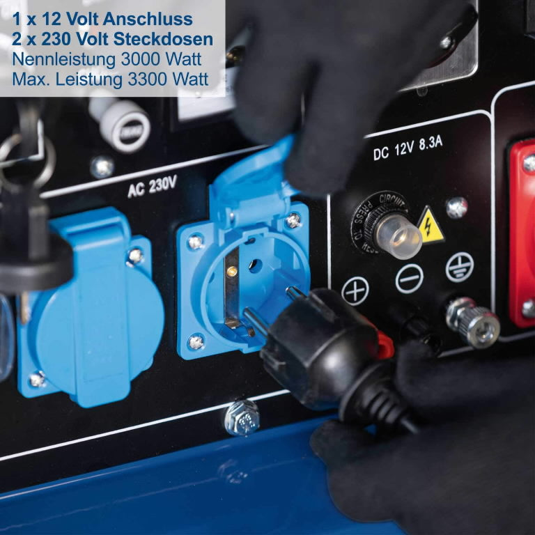 Scheppach SG5200D - Generatore di corrente diesel 5,0 Kw - monofase/trifase