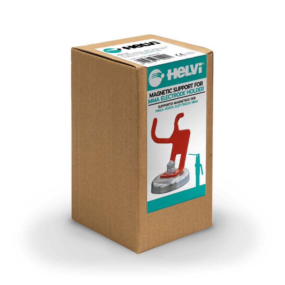 Helvi 21905175 - Supporto Magnetico pinza porta elettrodo MMA • ROSSO