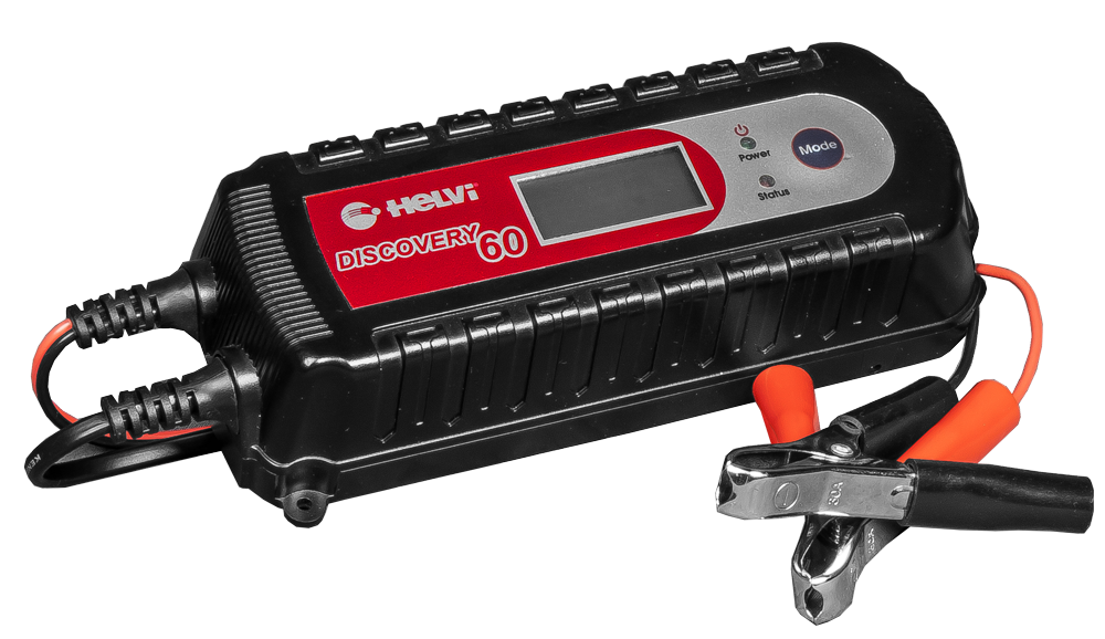 Helvi Discovery 60 - Caricabatterie mantenitore elettronico 6/12V fino a 60 Ah