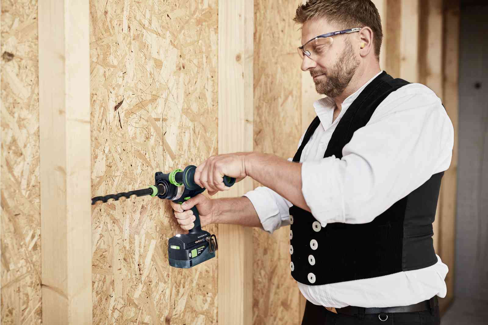 Festool TPC 18/4 5,0/4,0 I-Plus - Trapano avvitatore con percussione a batteria - doppio mandrino