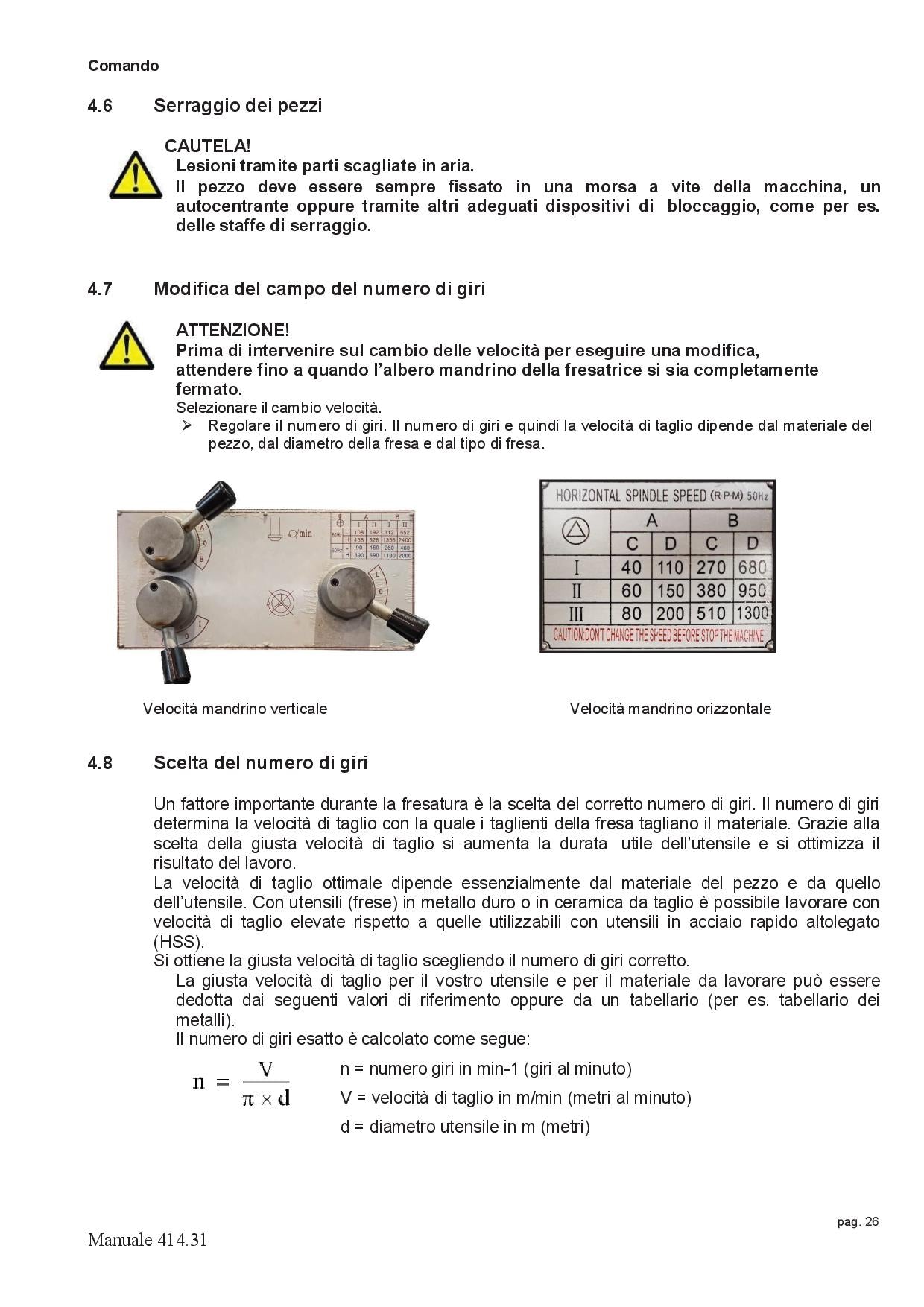 Ltf 414.31 fresatrice verticaleorizzontale visualizzata 3 assi - tirante pneumatico - con morsa