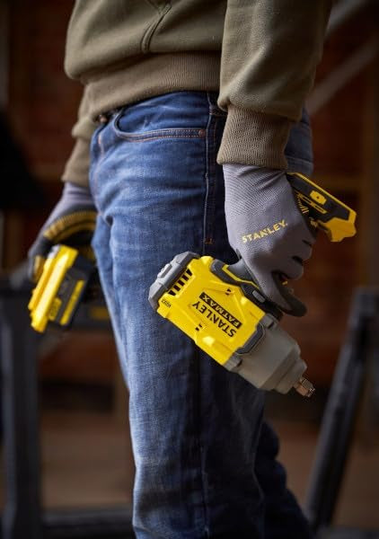 Stanley SFMCF940M1-QW - Avvitatore a impulsi a batteria da 18 V, 1 batteria da 4,0 Ah - in borsa