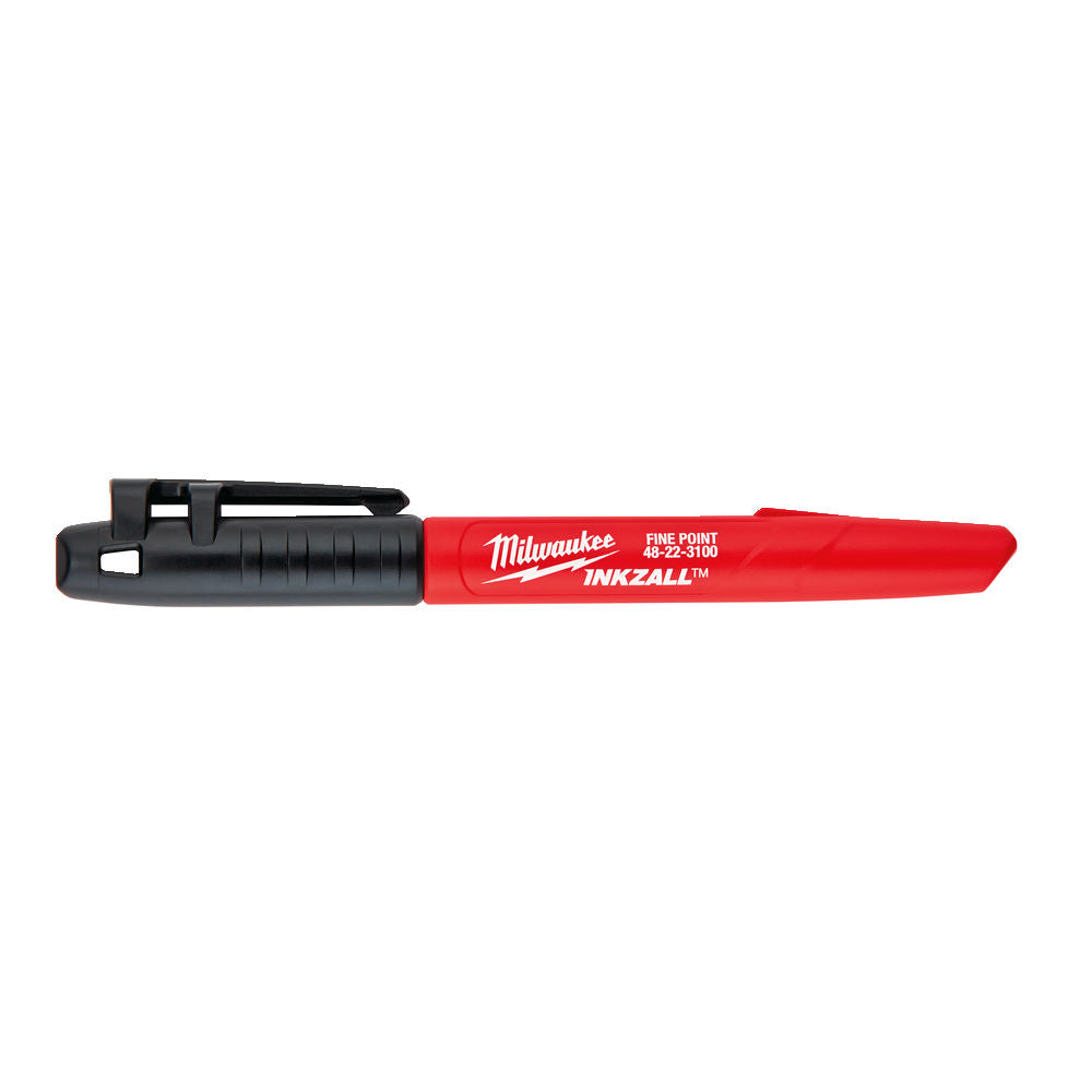 Milwaukee 4932480551 - Set 4 pennarelli Inkzall punta fine - colore nero