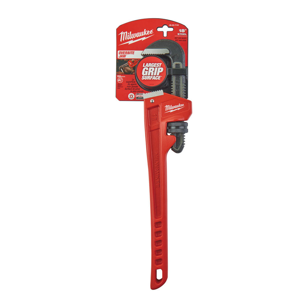 Milwaukee 48227118 - Chiave americana giratubi in acciaio da 18"
