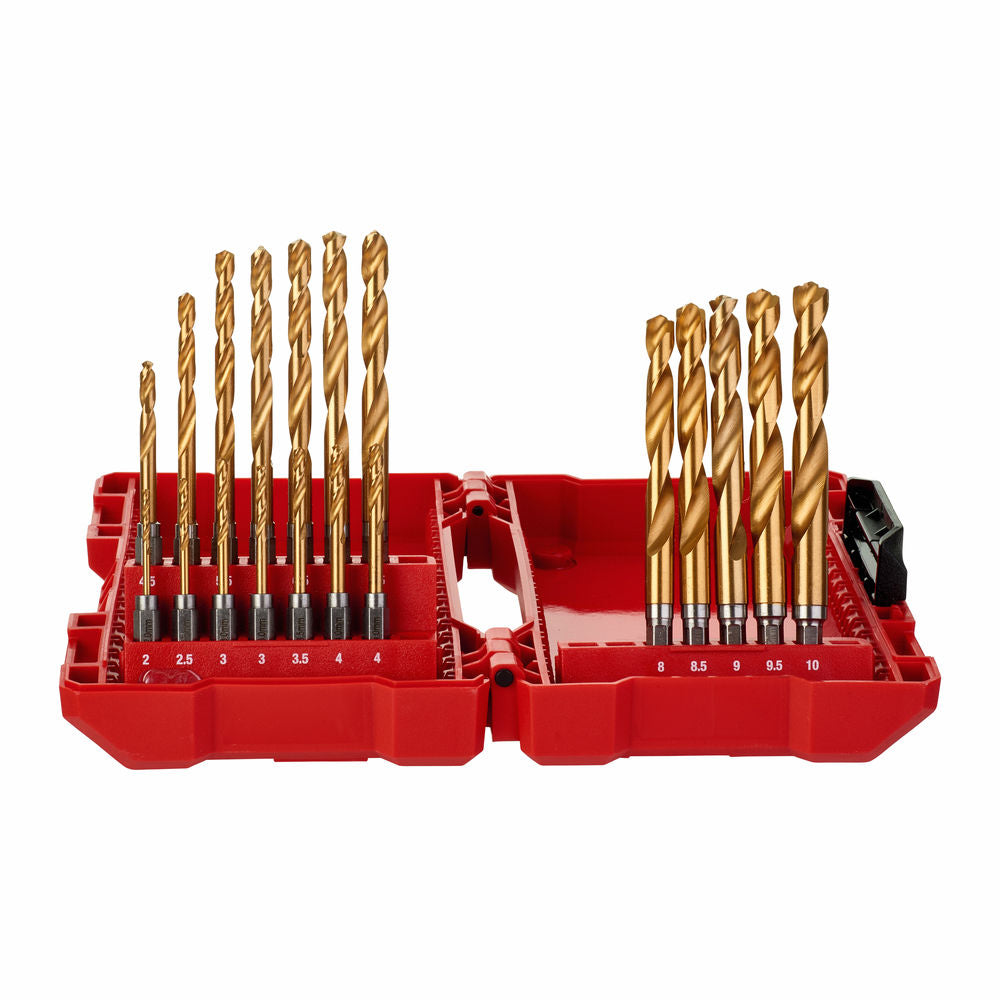 Milwaukee Set di 19 punte metallo hss-g titanio shockwave - 48894760
