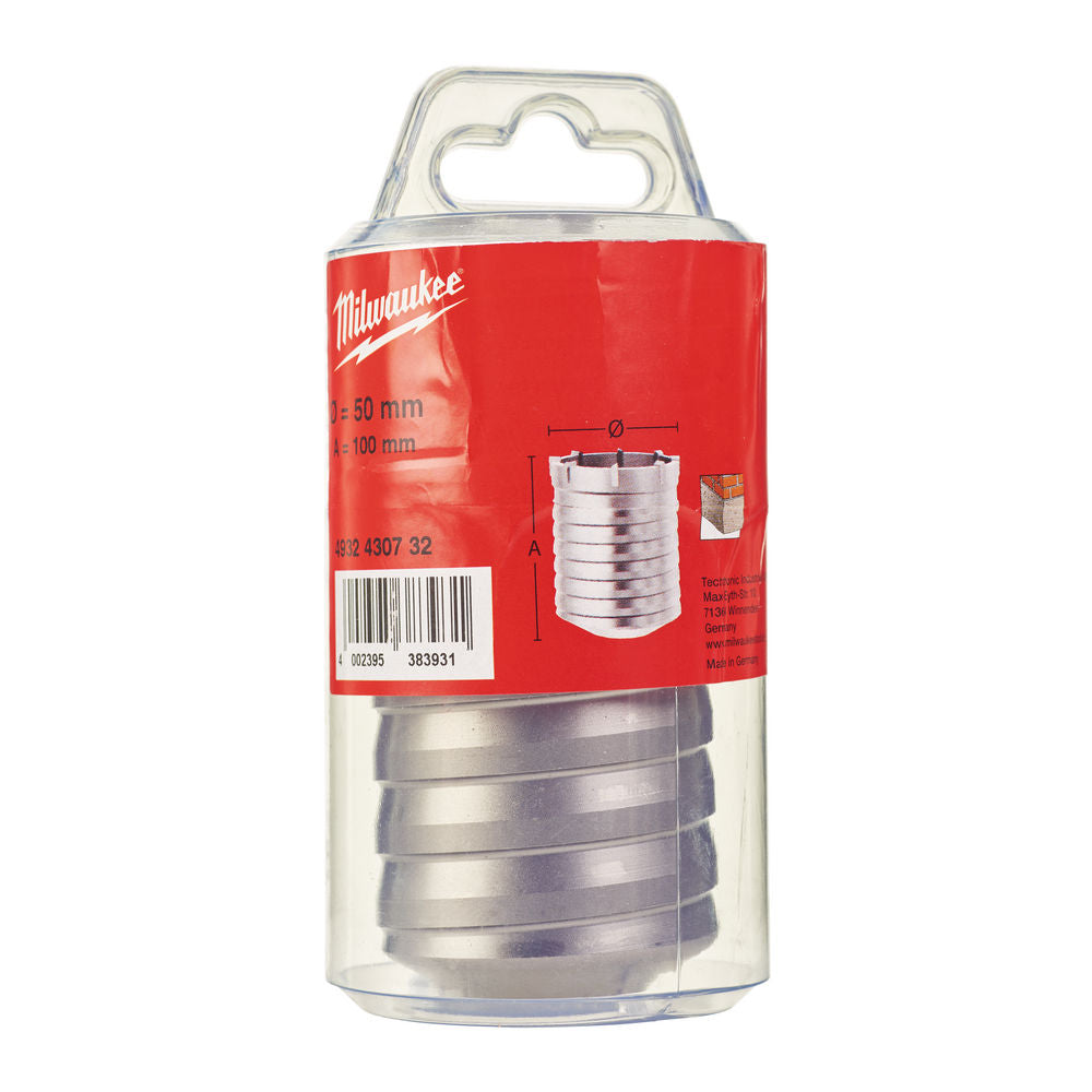 Milwaukee 4932430732 - Punta perforatrice carotatrice a corona in TCT - SDS-Max - 50 x 100