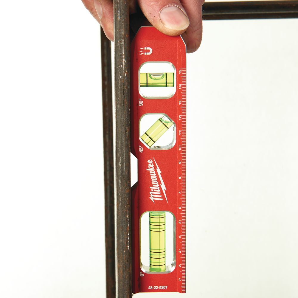 Milwaukee 4932459097 - Livella torpedo compatta magnetica - Lunghezza 17 cm