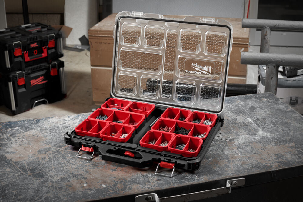 Milwaukee Packout Special Set - Trolley carrello portautensili, 3 pezzi