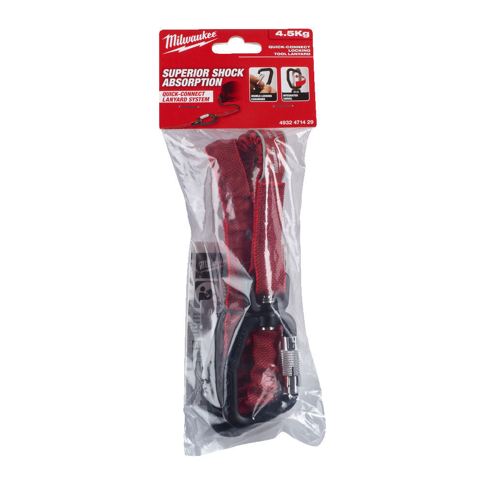 Milwaukee 4932471429 - Laccio anticaduta doppio moschettone - portata 4,5 Kg