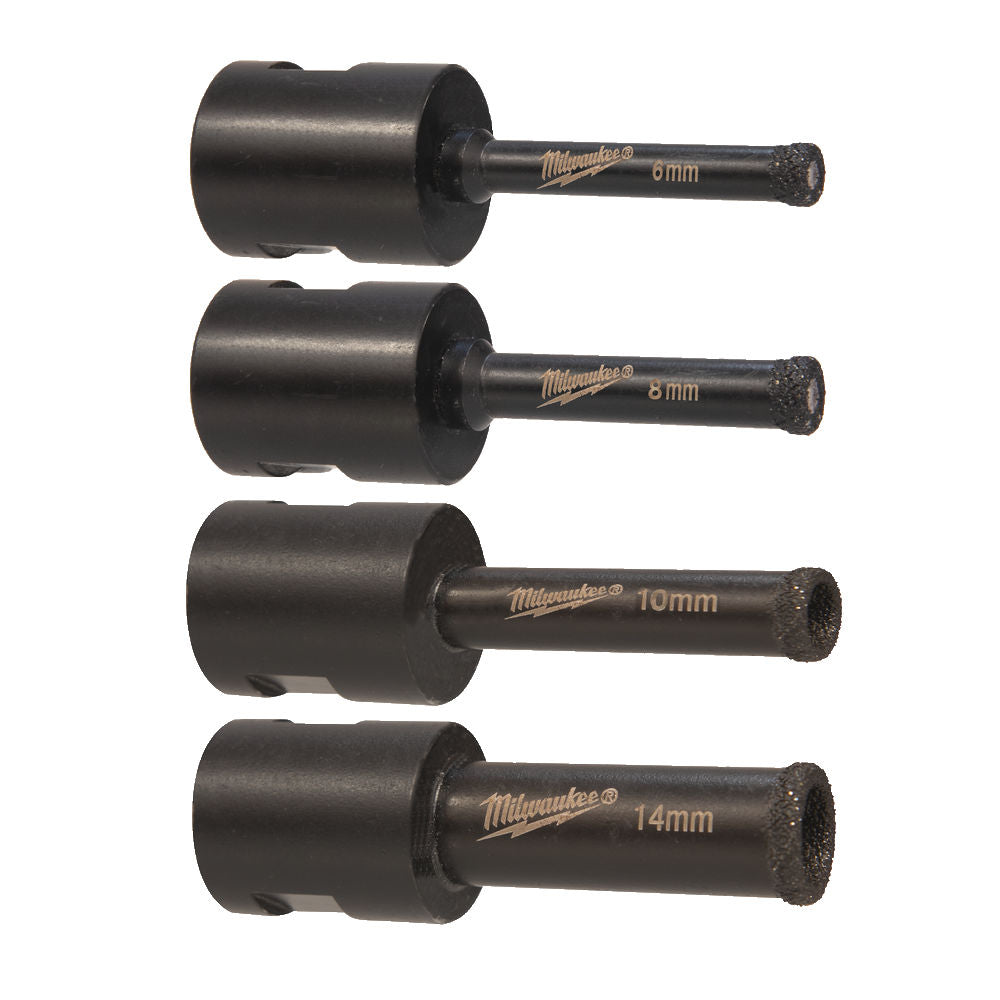 Milwaukee 4932471863 - Set di punte diamantate a secco cod. 4932471863
