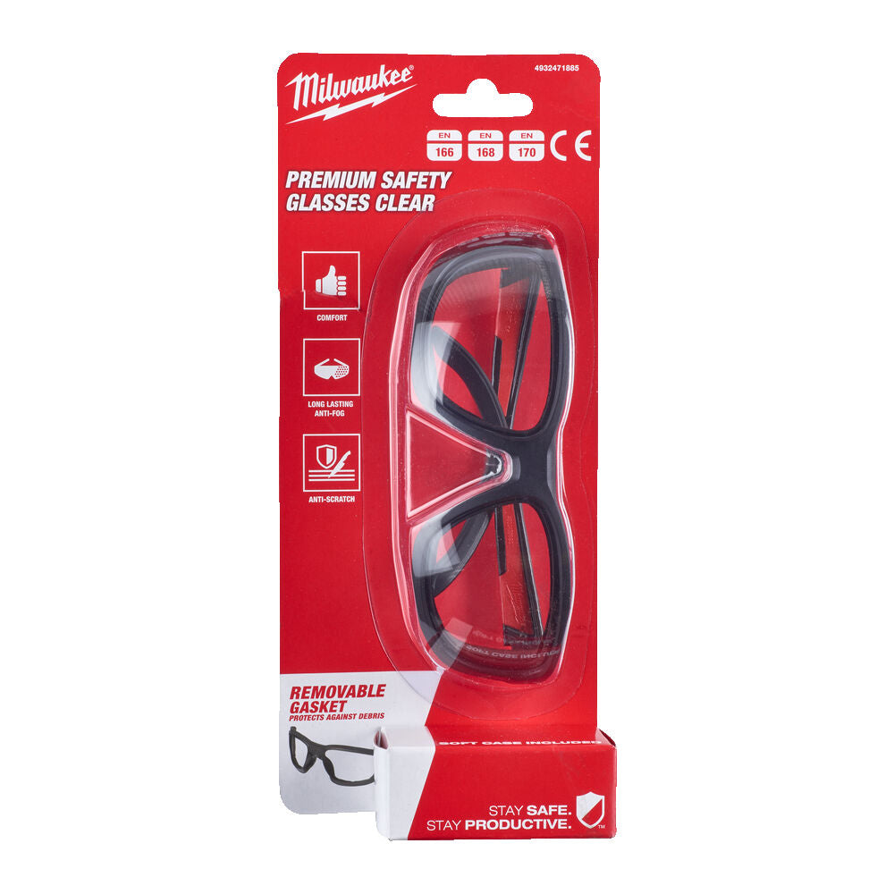 Milwaukee 4932471885 - Occhiali protettivi lente trasparente 