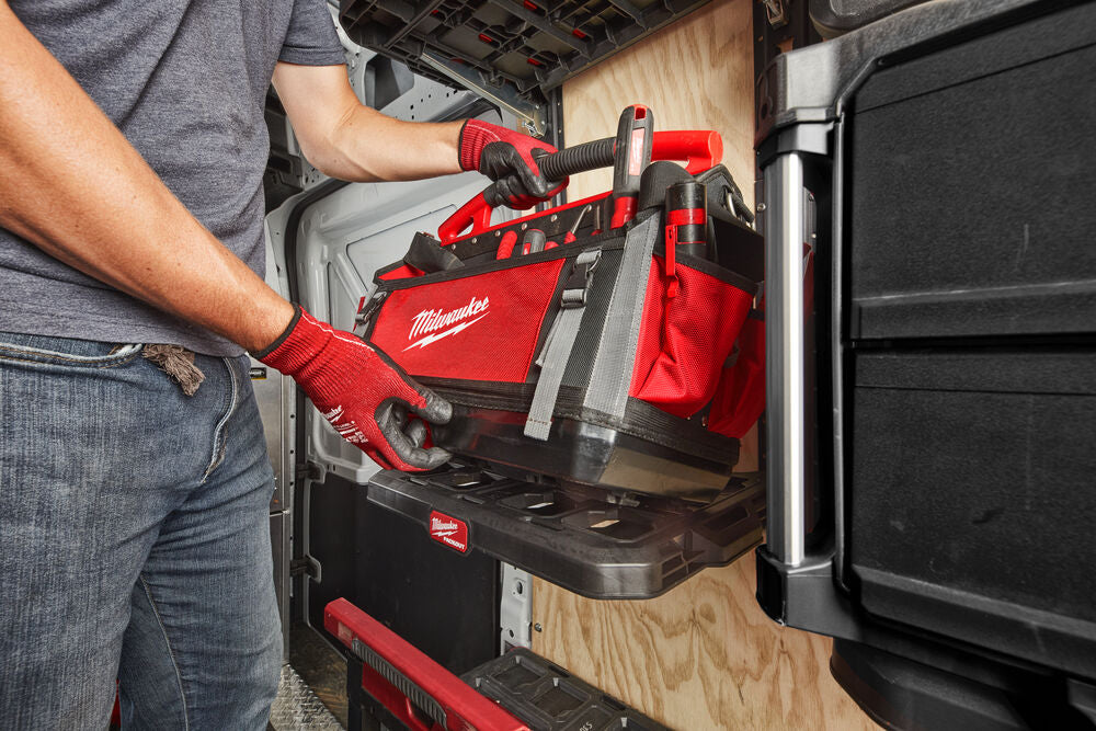 Milwaukee 4932472127 - Scaffalatura mobile per sopensione valigette Packout a parete 