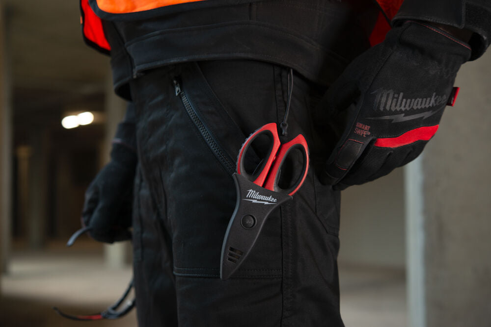 Milwaukee 4932478620 - Forbici per elettricisti con custodia