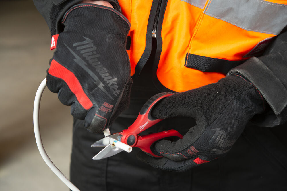 Milwaukee 4932478620 - Forbici per elettricisti con custodia