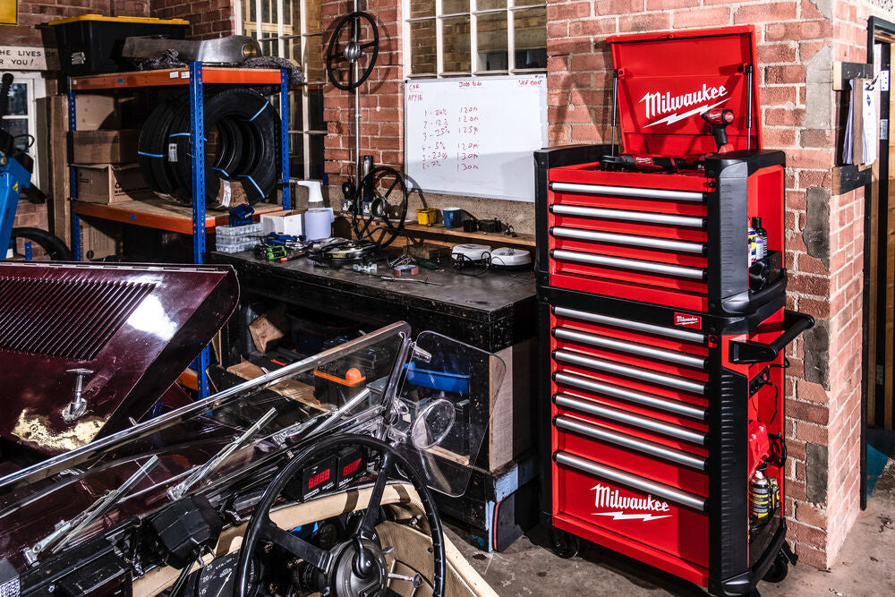 Milwaukee SRC30-1 - Carrello portautensili porta attrezzi a 7 cassetti completo 