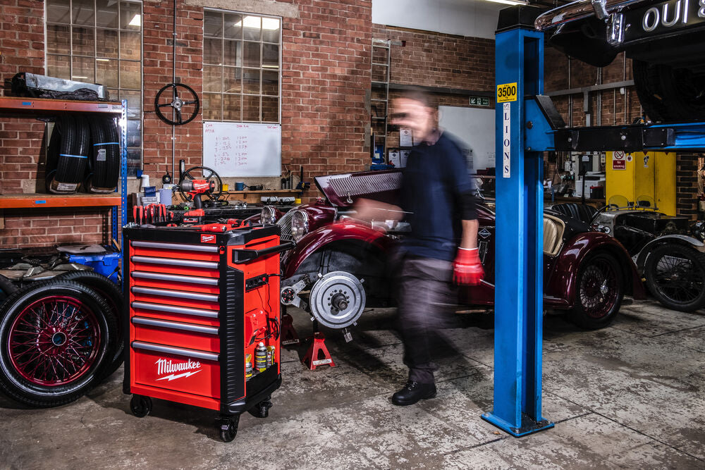 Milwaukee SRC30-1 - Carrello portautensili porta attrezzi a 7 cassetti completo 