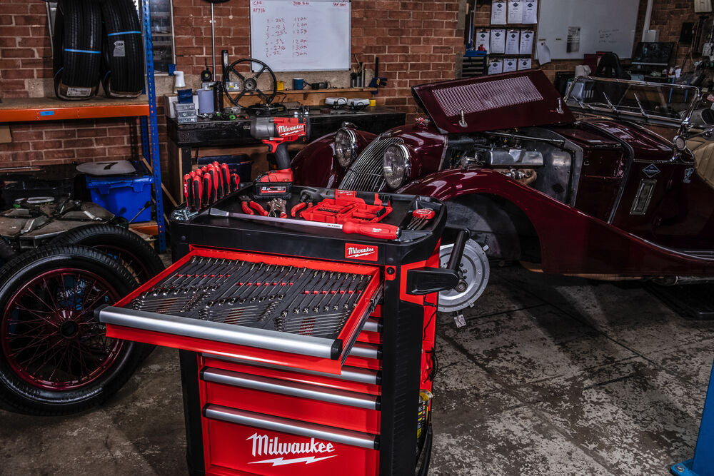 Milwaukee SRC30-1 - Carrello portautensili porta attrezzi a 7 cassetti completo 