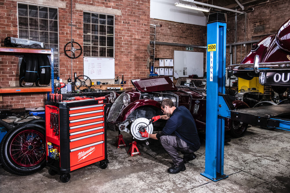 Milwaukee SRC30-1 - Carrello portautensili porta attrezzi a 7 cassetti completo 