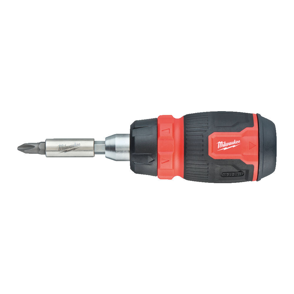 Milwaukee 4932480581 - Giraviti multiuso con cricchetto con porta inserti 