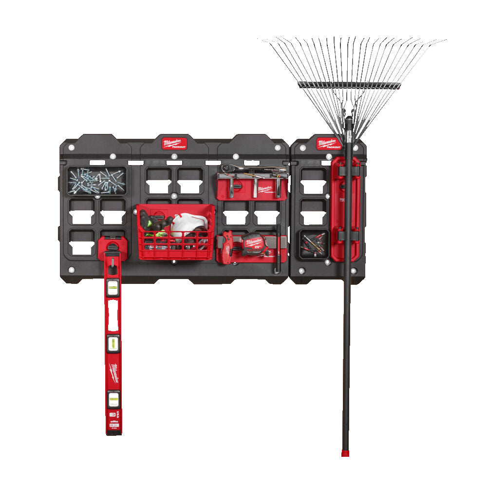 Milwaukee 4932480621 - Piastra di stoccaggio compatta da parete
