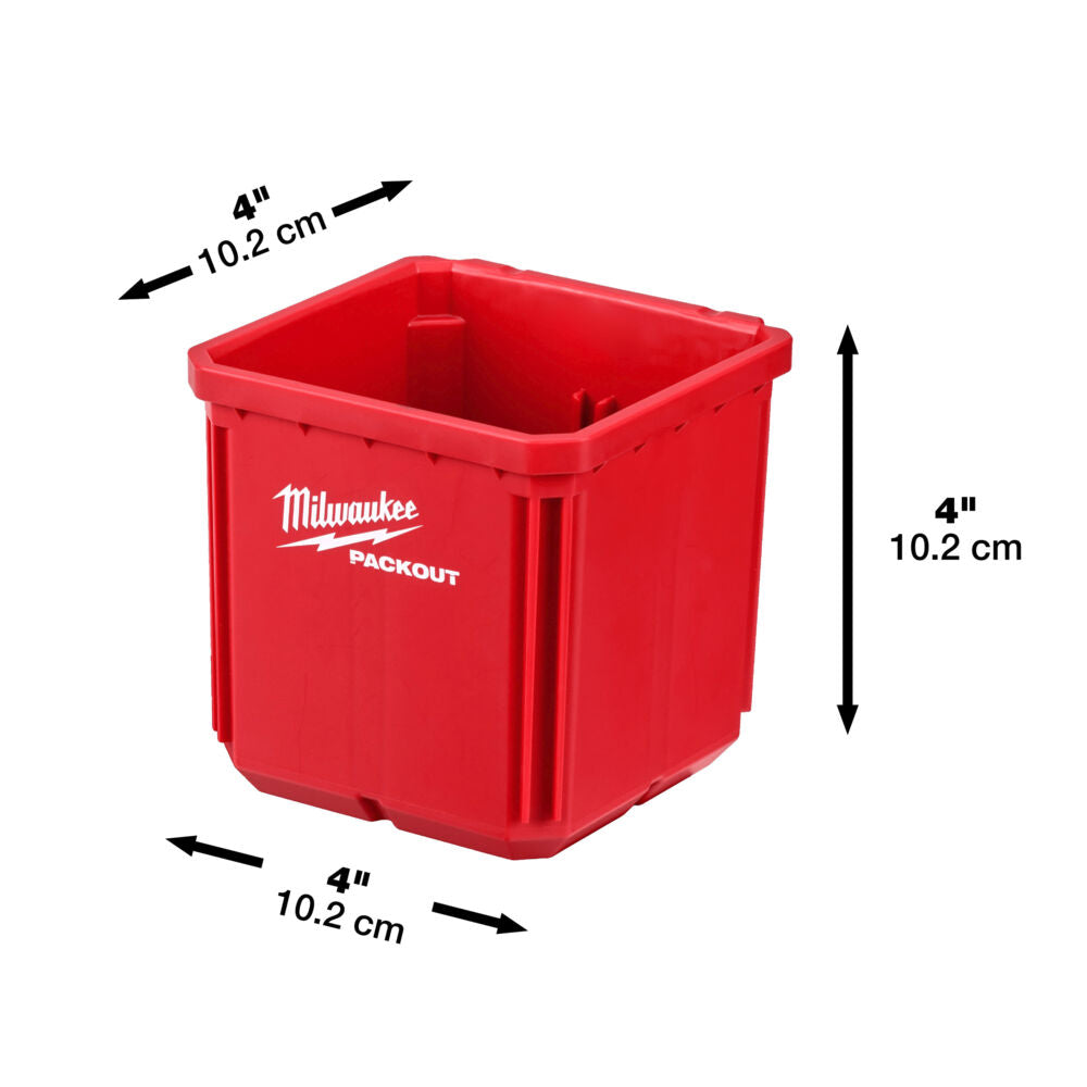 Milwaukee 4932480698 - Cestino compatto per sistema a parete Packout 