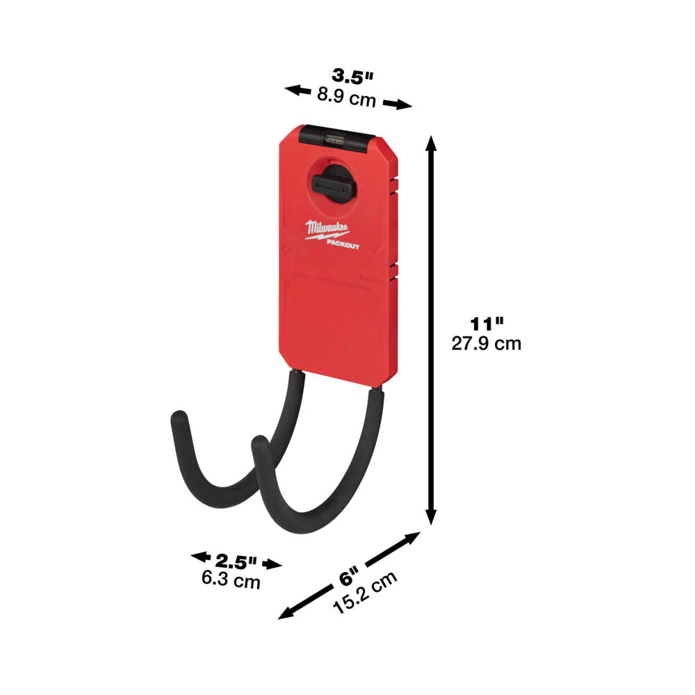 Milwaukee 4932480701 - Gancio curvo per sistema a parete Packout 