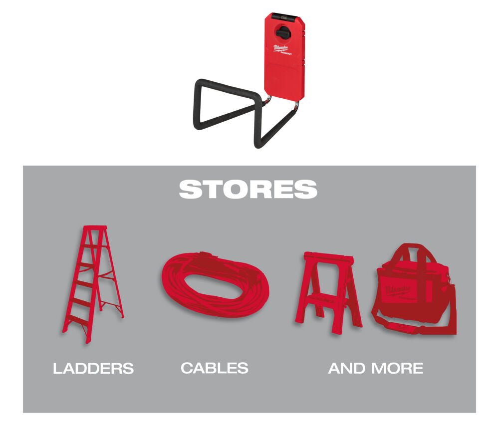 Milwaukee 4932480702 - Gancio largo per sistema a parete Packout 