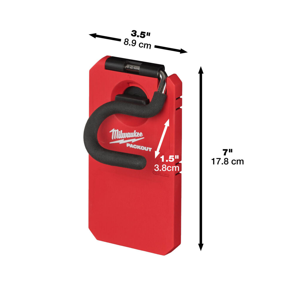 Milwaukee 4932480703 - Gancio a S per sistema a parete Packout 