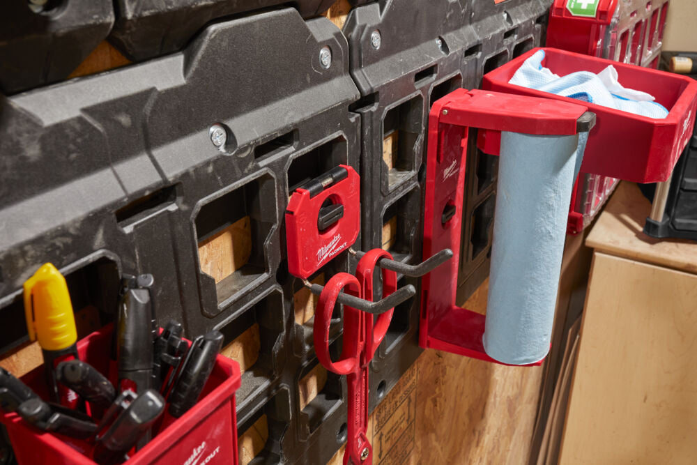 Milwaukee 4932480704 - Gancio dritto corto per sistema a parete Packout