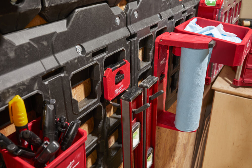 Milwaukee 4932480704 - Gancio dritto corto per sistema a parete Packout