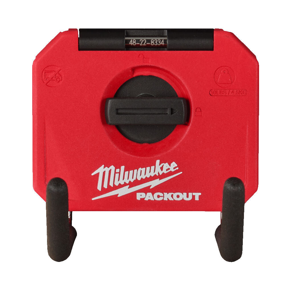 Milwaukee 4932480704 - Gancio dritto corto per sistema a parete Packout