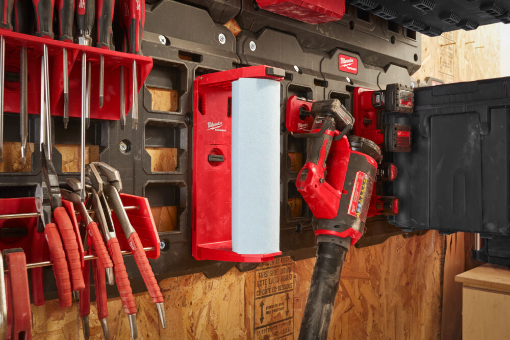 Milwaukee 4932480707 - Portarotolo di carta per sistema a parete Packout 