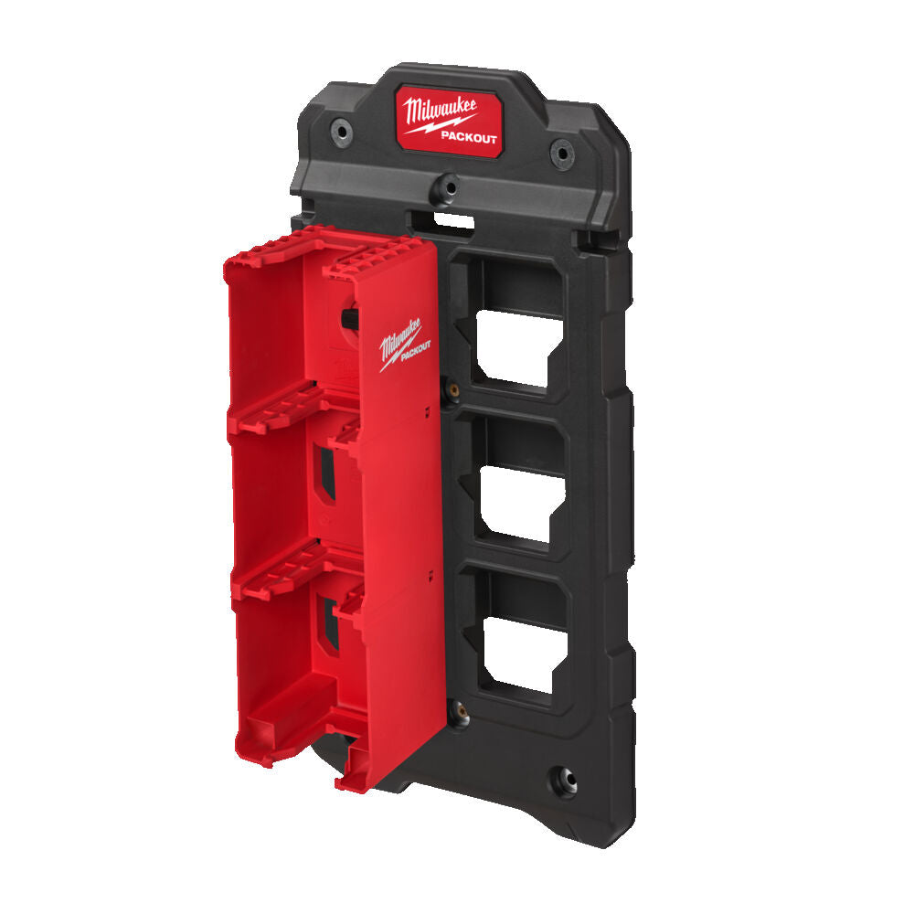 Milwaukee 4932480709 - Portabatterie M18 per sistema a parete Packout 