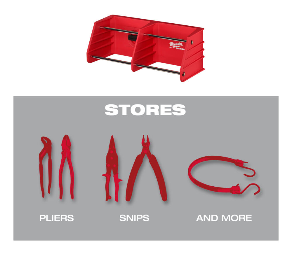 Milwaukee 4932480710 - Scaffale Packout di stoccaggio per pinze  